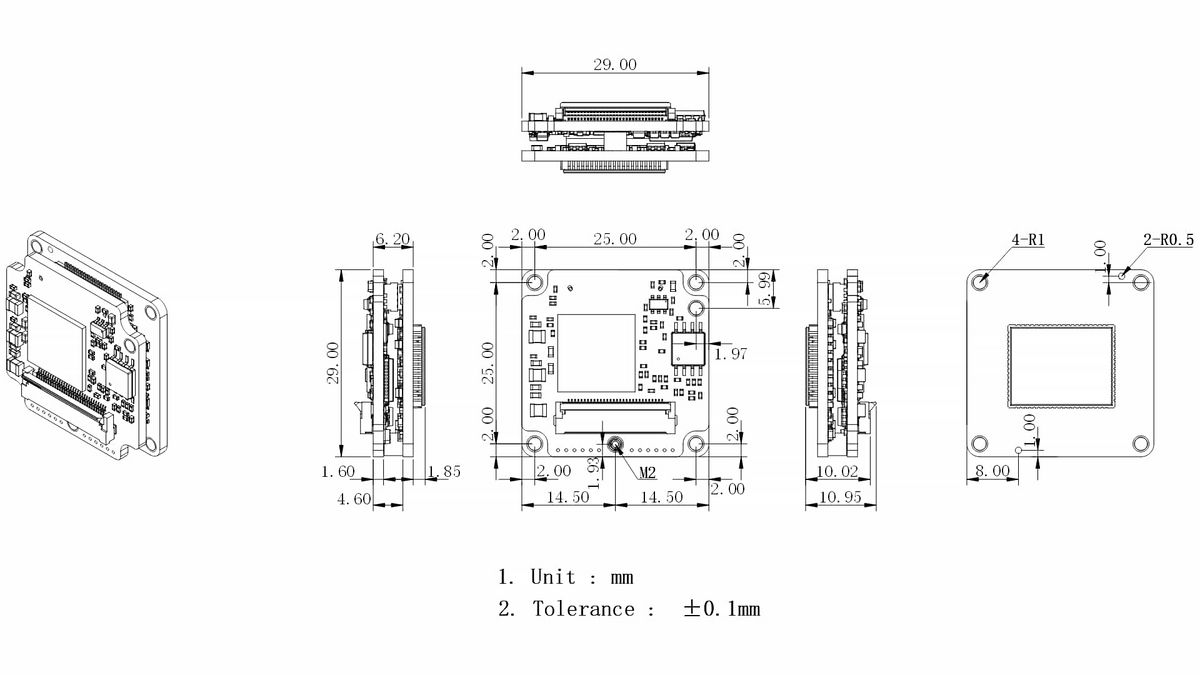 MV-MIPI-GMAX4002M Data Sheet/zh - wiki_veye